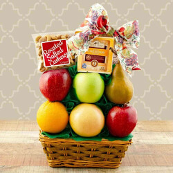 Splendid Sugar Free & Fresh Fruit Basket from Brennan's Florist and Fine Gifts in Jersey City