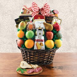 Italian Treasures Fruit Basket from Brennan's Florist and Fine Gifts in Jersey City
