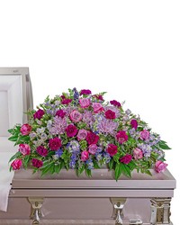 Gracefully Majestic Casket Spray from Brennan's Florist and Fine Gifts in Jersey City