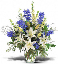 Sapphire Miracle Arrangement from Brennan's Florist and Fine Gifts in Jersey City