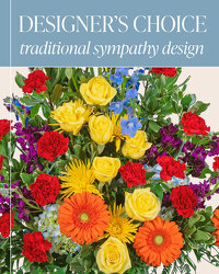 Designer's Choice - Traditional Sympathy Design from Brennan's Secaucus Meadowlands Florist 