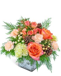 Peachy Woodland from Brennan's Florist and Fine Gifts in Jersey City