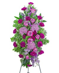 Gracefully Majestic Standing Spray from Brennan's Secaucus Meadowlands Florist 