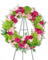 Eternally Grateful Wreath from Brennan's Secaucus Meadowlands Florist 